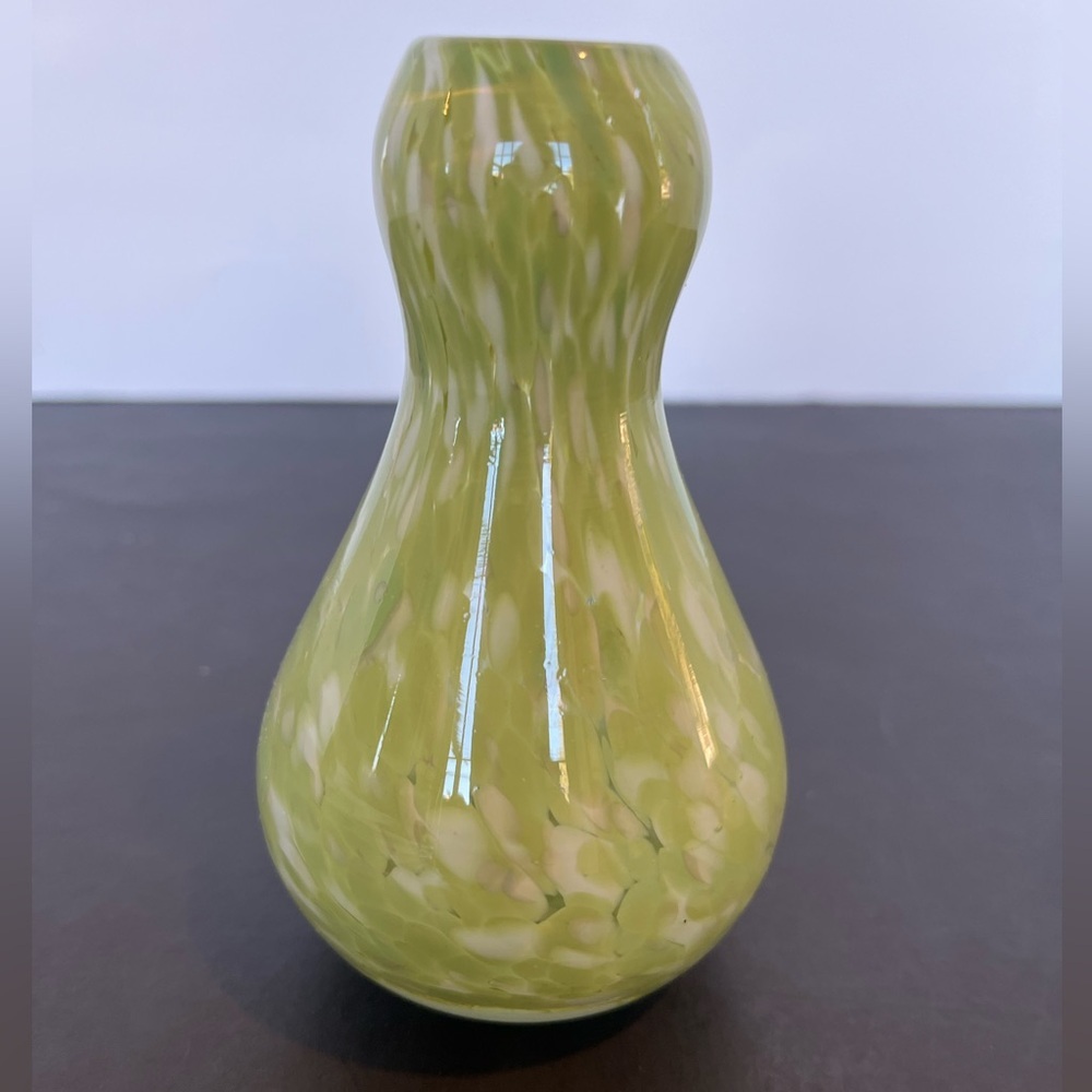 MCM Handblown Glass Bud Vase